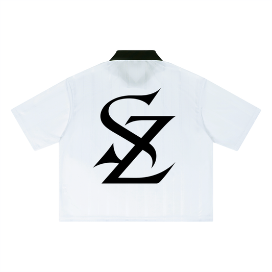 Surzy Oversized Soccer Jersey (White)