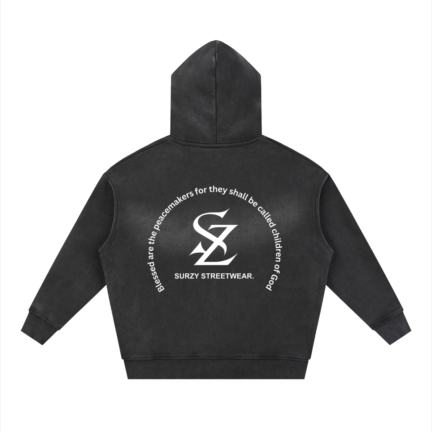 Surzy Matthew 5:5-9 Zip-Up (Black)