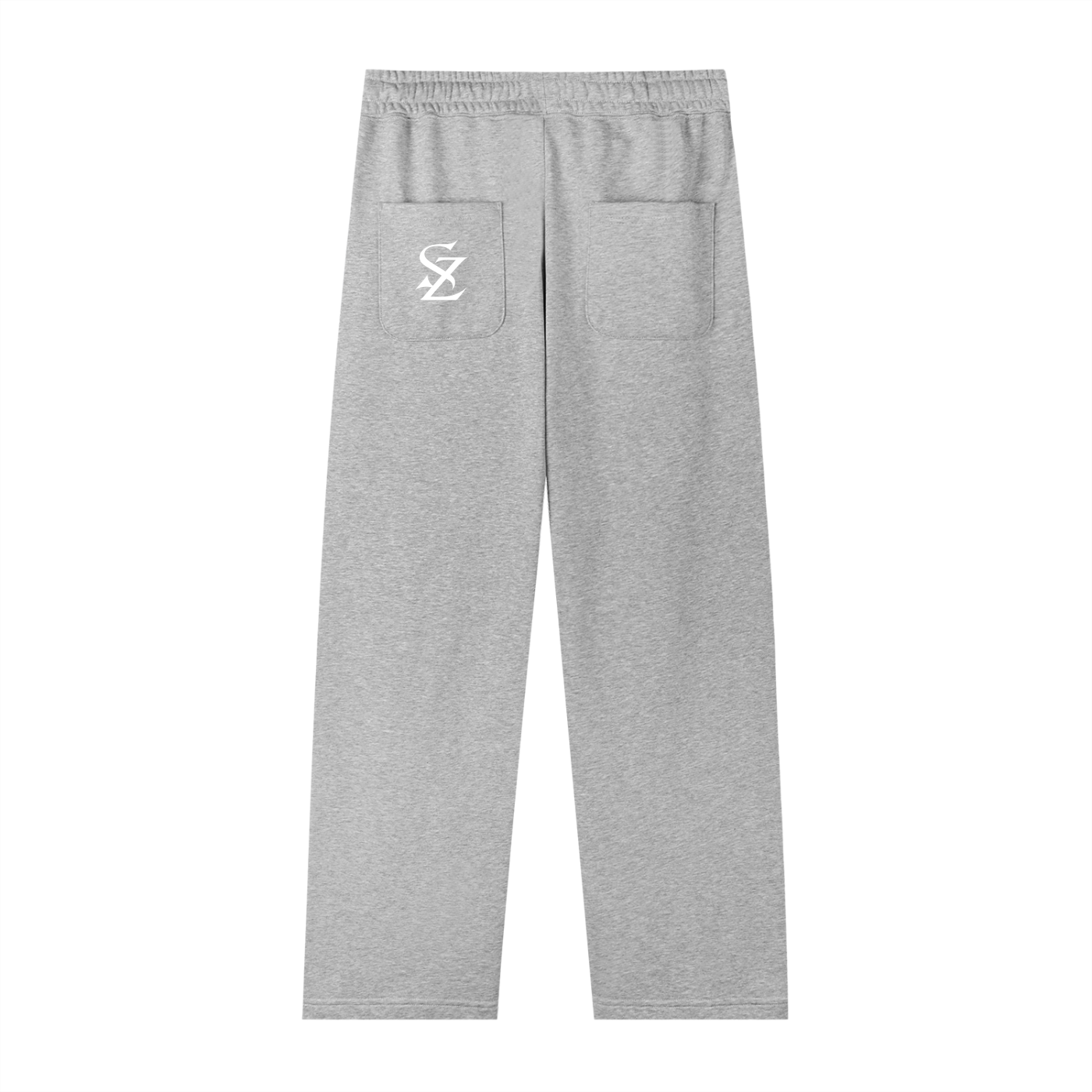 Surzy Straight-Leg Sweatpants (Flower Grey)