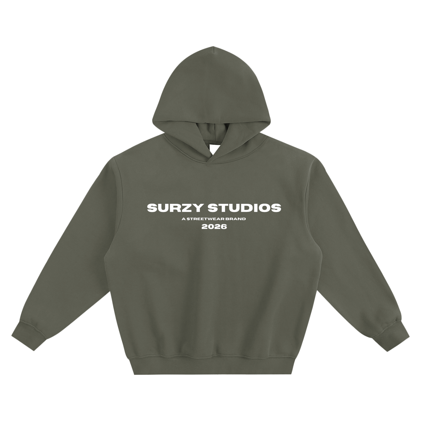 Surzy Studios Fleeced Boxy Hoodie