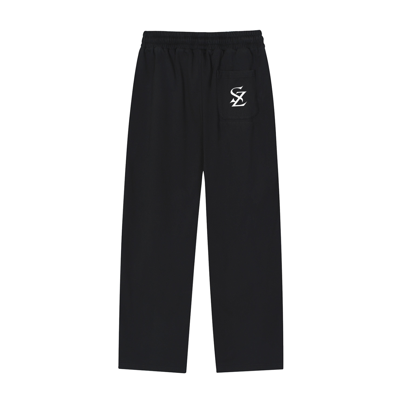 Surzy Reflection Striped Straight-Leg Sweatpants (Black)