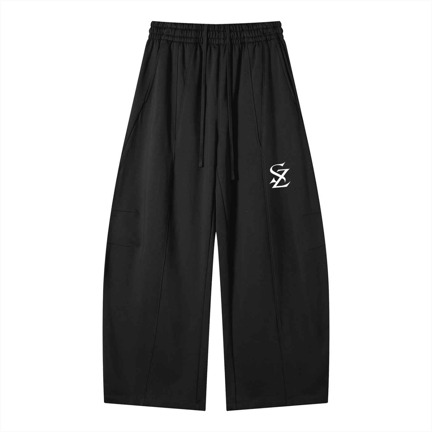 Surzy Heavyweight Wide Panel Pants (Black or Wine Red)