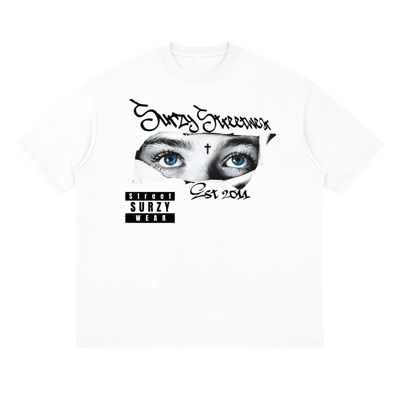 eyes Drop Shoulder Tee