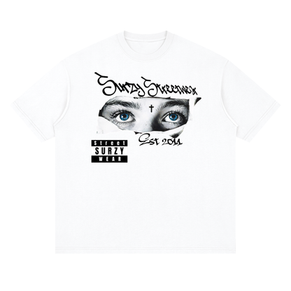 eyes Drop Shoulder Tee