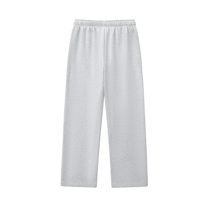Surzy Fleeced Panel Pants (Flower Grey)