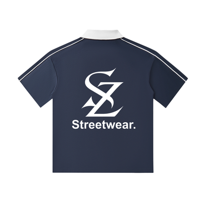 Surzy Yankees Polo Tee (Navy Blue)