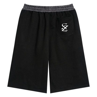 Surzy Plaid waistband shorts (Black)