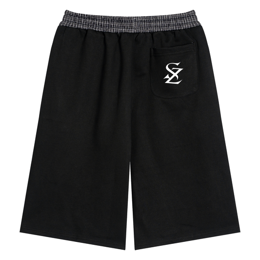 Surzy Plaid waistband shorts (Black)