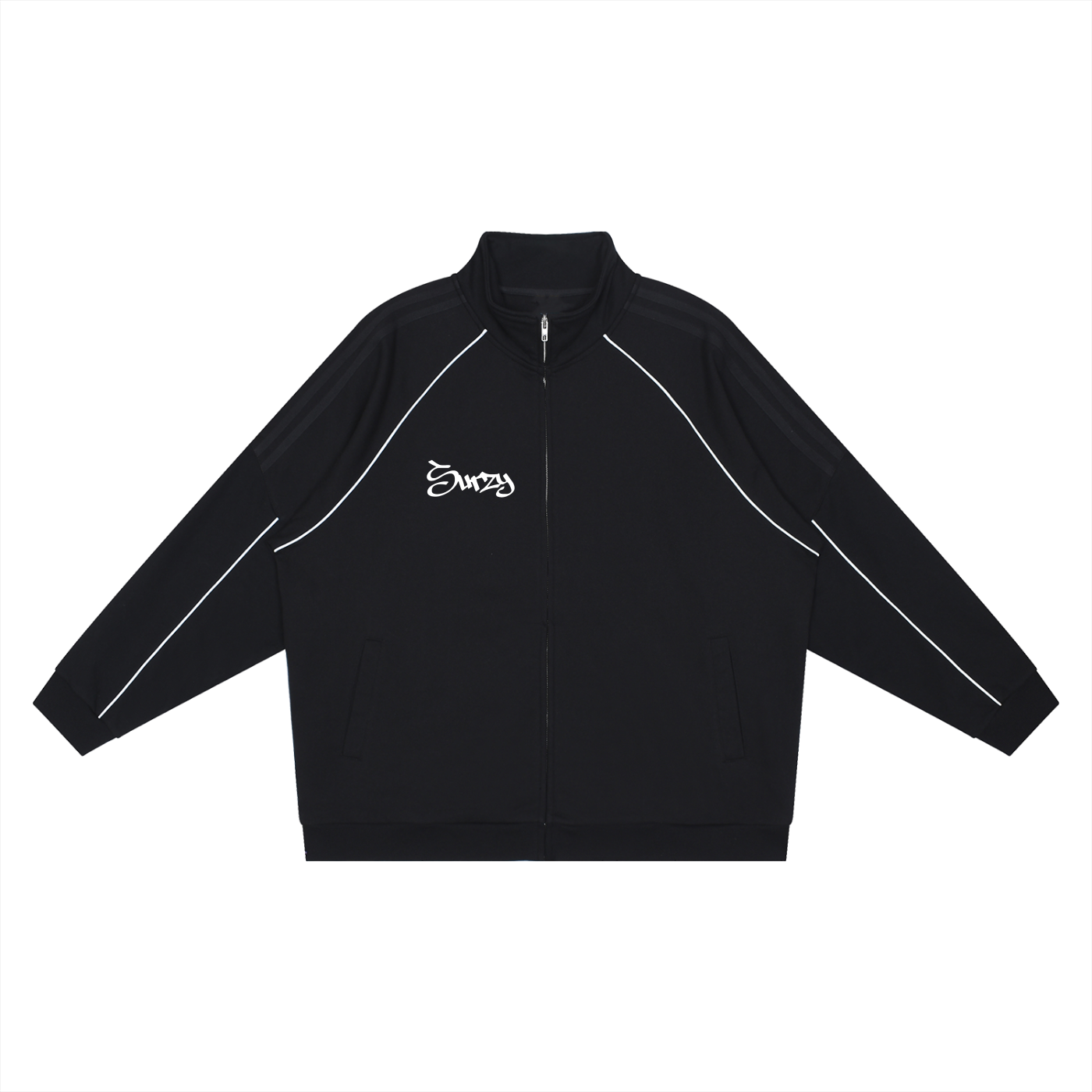 Reflection Striped Jacket Hoodie