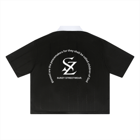 Surzy Matthew 5:5-9 soccer jersey (Pink or Black)