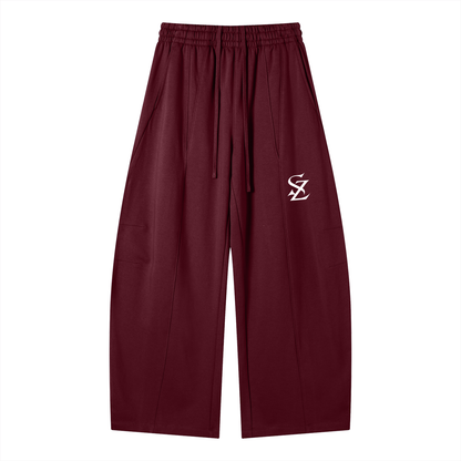 Surzy Heavyweight Wide Panel Pants (Black or Wine Red)