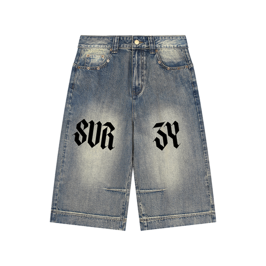 Baggy Denim Shorts