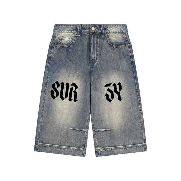Baggy Denim Shorts