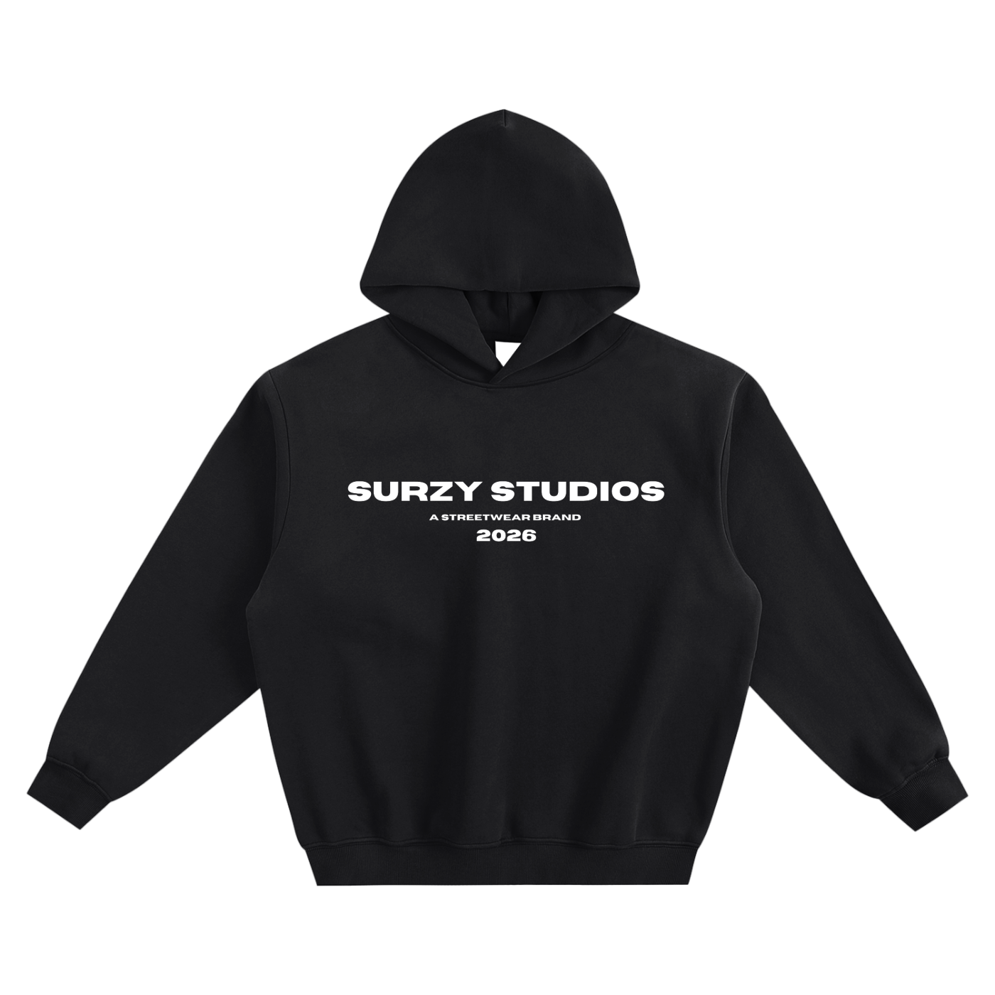 Surzy Studios Fleeced Boxy Hoodie