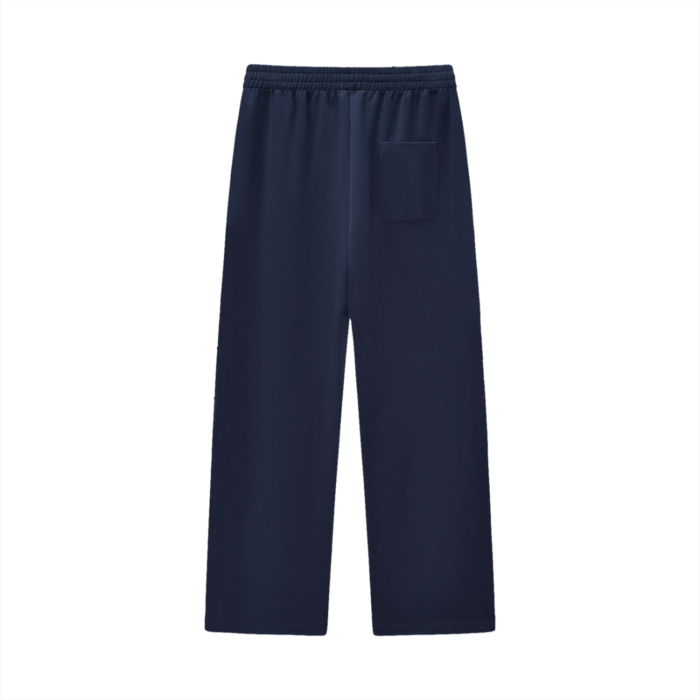 Curved Text Stripe Straight Sweats