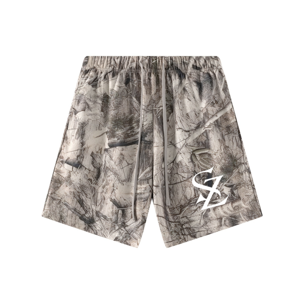 240GSM Men’s Relaxed Fit Camouflage Shorts Branch Camouflage